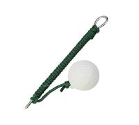 PACKOVE Golf Swing Trainer Ball with Fly Rope and Practice Rope, Metal and Nylon Material for Beginner Practice Sessions and Warming to Swinging Skills and See The Ball Flight