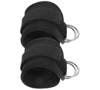 PACKOVE Gym Ankle Protection Strap with Nylon and Metal Material 2pcs Secure Weight and Easy to Take for Cable Machines Suitable for Indoor and Outdoor Workouts