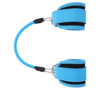 PACKOVE Gym Training Ankle Straps Indoor and Outdoor Leg Training for Men and Women Adjustable Ankle Bands Nylon, Blue, Easy to Wear and Take, Wear-resistant for Working