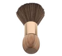 PACKOVE Haircut Neck Duster Brush with Wood Handle Large Soft Bristles Washable Design Portable for Barber Shop and Salon Professional Use