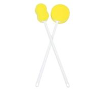 PACKOVE Handle Bath Scrubber Brush and Producing Froth with Soft Sponge 2pcs and Pp Material for Gentle Exfoliating for Body Cleaning and Shower Bathing