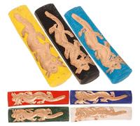 PACKOVE Handmade Chinese Ink Stick Calligraphy Ink Block for Writing and Drawing 7 Colors for Students and Artists Practice