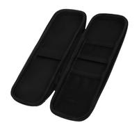 PACKOVE Hard Shell Eva Electric Toothbrush Travel Box Large with Mesh Pocket, Sturdy Toothbrush Container Storage Case for Home and Travel, Black