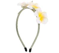 PACKOVE Hawaiian Flower Hairband Floral Headband for Girls Plumeria Headband Hair Accessories for Boys and Girls Decorative Hair Clip