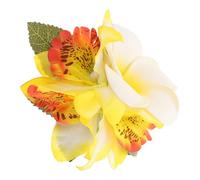 PACKOVE Hawaiian Plumeria Hair Clip Lightweight Tropical Flower Accessory for Women for Beach Vacations Festivals and Parties Cute and Elegant Hair Clip for Ethnic