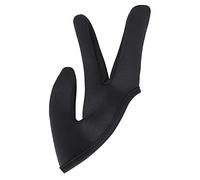 PACKOVE Heat Resistant Hairdressing Finger Glove Three Finger Cover for Curling and Straightening Heat Protection for Salon Use One Fits Material