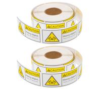 PACKOVE Heavy Object Shipping Labels 2 Rolls 500 Sheets Each 37x90mm Caution Heavy Package Stickers Packing Labels for Moving Boxes Industrial Use