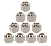 PACKOVE Hexagonal Eccentric Nuts Lightweight High Compatibility 12pcs Stainless Steel for Eccentric Spacers Precise Adjustment for 3d Printer V Wheels