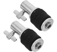 PACKOVE Hi-hat Rock 2pcs Hihat, Stand Drum Clutch Metal Set Sturdy and Responsive Performance Accessory, Secure Mechanism Setup Jazz for Stage Professional Drummers