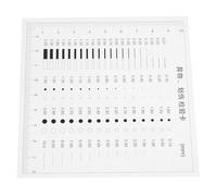 PACKOVE High Precision Sec Film Ruler for Flaw Detection Diameter and Line Measurement, Appearance Inspection Gauge for Industrial Defect and Crack Analysis