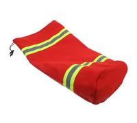 PACKOVE High-Visibility Fire-Resistant Protective Sleeve for 9l Air Breathing Apparatus Cylinders with Wide Reflective Strips and Drawstring Closure, Lightweight Wear-Resistant Cloth Cover