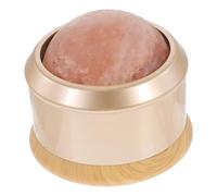 PACKOVE Himalayan Salt Ball Massage Roller Portable Muscle Relaxing Massager for Neck Body Spa Therapy Natural Salt Material for Relief and Fatigue Lightweight Handheld Massage Tool