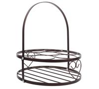 PACKOVE Holder Carbon Steel Basket Handheld Beer Portable 7-Bottle Weekend Beer Rack with Handle Design for Long-Term Use at Festival and Other Places