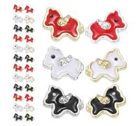 PACKOVE Horse Decoration Metal Art Nail 60pcs Cute Animal 3d Charms Accessories with Versatile Use and Easy Application for Women Manicure