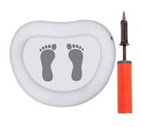 PACKOVE Inflatable Foot Bath Basin for Pool Entry Portable Pvc Foot Wash Tray Pump Large Size at Home or Travel Random Color