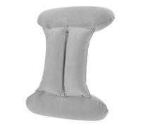 PACKOVE Inflatable Travel Pillow and Foldable Design with Adjustable Air Pressure H-shaped Pvc Flocking Back Cushion for Extended Periods of Sitting and High-speed Rail Trips