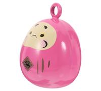 PACKOVE Japanese Bell Pendant Copper Craft Accessories with Hanging Circle for DIY and Festive, Reusable Easy Hanging Seal Bell Inspired by Traditional Lucky Doll Design