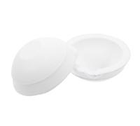 PACKOVE Laboratory Evaporating Bowl 2Pcs Ceramic Chemical Stability for School and Laboratory Use