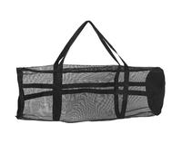 PACKOVE Large Capacity Mesh Sports Bag for Men and Women Versatile Gym Duffle with Open Mesh Design for Basketball Soccer Equipment Oversized Travel Duffel for Yoga Fitness Training