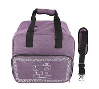 PACKOVE Large Capacity Sewing Machine Tote Bag with Handle, Portable 600d Oxford Cloth Storage Container Featuring Wide Opening Design, for Outdoor Travel and Organising Crochet Needles