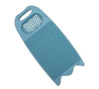 PACKOVE Large Thick Plastic Washboard for Laundry with Soap Holder and Support Stand, Non-Slip Hand Washing Board for Home Use and Travel Clothes Washing