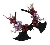 PACKOVE Lightweight Bat Wings Headband with Flexible Construction, Non-woven Fabric Halloween Hair Accessory for Masquerade and Festive Celebrations, Stylish Day the Dead Costume