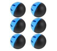 PACKOVE Lightweight Hollow Eva Practice Baseballs and Perforated Surface 6pcs with Enhanced Hitting Feedback Soft Training Balls and Beginners for Backyard Fun and Indoor Practice