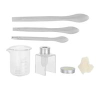 PACKOVE Lipstick Repair Kit with Silicone Mold and Wax Seal Spoon, 8Pcs Tool Set for Lip Balm Supplies and Lipstick Crafting at Home