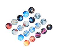 PACKOVE Magnets Style Magnet Design and Glass 20pcs with Space-saving Fridge Features Assorted Color Decorative Mixed for Home Fridge Use