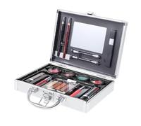 PACKOVE Makeup Brush Makeup Kit 7.98X5.89X1.77Inch Aluminum Easy to Carry Strong Covering Power Professional Cosmetic Product Set for Salon Use