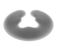 PACKOVE Massage Bed Headrest Cushion Face Down Pillow with Soft Silicone Skin Care Support for Beauty Salon and Travel, Grey Latex U-Shape Massage Therapy Pillow