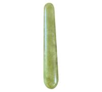 PACKOVE Massage Stick Acupoint Pen Jade Stone Green Easy to Hold Promote Meridians Therapy Tool for Neck and Back Relaxation During Travel and Listening to Music