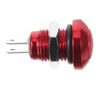 PACKOVE Metal round 8mm Momentary Push Button Switch 12v Self-resetting Universal Car Starter Control Industrial Use