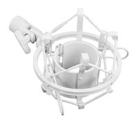 PACKOVE Metal Shock Absorbing Microphone Mount for Condenser Mic with Desk Stability and Plug and Play USB Output, Mini Anti Vibration Holder for Home Studio Setup and Broadcasting