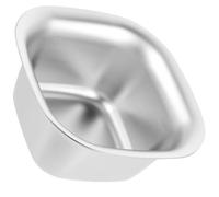 PACKOVE Metal Square Sauce Bowl Snack Kimchi Bowl Small Containers for Snack Stainless Steel Stackable Practical Square Disk Flat Bottom Beautiful Appearance Simple Kitchen Barbecue