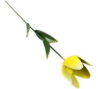 PACKOVE Metal Tulip Garden Stake Outdoor Decorative Garden Stakes Weather Resistant Iron Construction Easy Installation Spring Yard