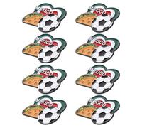 PACKOVE Mexico Supporter Pin Set Featuring Unique Mexican Design and Long-term Shine 8pcs with Zinc Alloy Material 2026 International Football Tournament Souvenir Badge for Travel