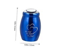 PACKOVE Mini Sealed Family Funeral Urn Cremation Ashes Container Small Keepsake Bone Ash Box for Loved Ones Memorial