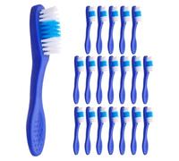 PACKOVE Mini Toothbrushes and Nylon Bristles 20pcs with Short Handle for Inmates Portable Oral Care Tool to Prevent Self-harming in Correctional Facilities and Prisons