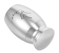 PACKOVE Mini with Permanent Resting Place Stainless Steel for Pet Bird Ashes Elegant Bird Urn Small Keepsake Urn Suitable for Parrot Ashes