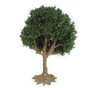 PACKOVE Model Train Scenery Miniature Trees for Architecture and Craft Projects, Green Landscape Tree Figurines with Base for Dollhouse Decoration