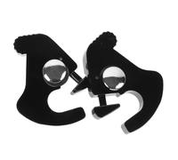 PACKOVE Motorcycle Detachable Rotary Latch Clips Kit for Touring and Cruiser Luggage Rack, Quick Release Mounting Bar Clips with Lock, 2pcs Set for Tail Bag and Rack Installation