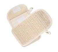 PACKOVE Multi-function Cotton Linen Bar Soap Pouch 2pcs Exfoliating Bath Soap Scrubber Convenient Portable Bags for Face Cleansing and Hand Washing