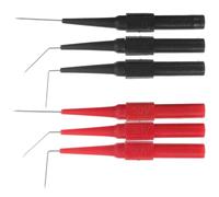 PACKOVE Multimeter Test Probes 6pcs 0.7mm Copper Piercing Needle Probes with Easy Connection and Maximum Versatility for Industrial and Home Electrical Systems