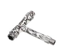 PACKOVE Multipurpose Skateboard T Tool Lightweight Alloy and Nylon Construction for Skaters Works with Types of Skateboards Portable and Compact Skate Tool for On-the-go Repairs