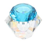 PACKOVE Nail Art Crystal Cup High Transparency Octagonal Glass Cup Lid for Manicures and Nail Art Liquid Mixing