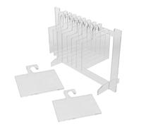 PACKOVE Nail Art Display Board for Salon Practice Featuring Nail Tips Display and Tray for Showcasing Press Board and Accessories for Art Use as Stand during Manicure Sessions