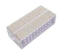 PACKOVE Nail Drill Bit Organizer Case Transparent Nail Drill Storage Box for Manicure Salon Efficient Travel-friendly Polishing Bit Container
