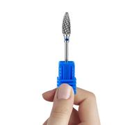 PACKOVE Nail Drill Bit Tungsten Carbide Manicure Polishing Head Medium Grit Multi-functional Cuticle Drill Bit for Professional Nail Art and Portable Manicure Tools