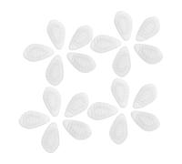 PACKOVE Nose Pads Soft Triangular 20 Pairs Push-in Silicone for Glasses Replacement Anti- Eyeglass Frame Nose Pieces for Sunglasses Suitable for Sports and Outdoor Activities